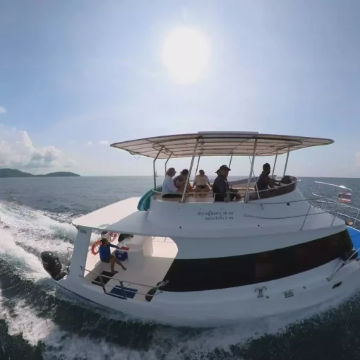 Phuket speedboat rental trips to Racha Yai private catamaran for small groups - Phuket Snorkeling Tours