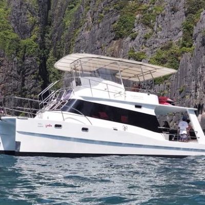 Private catamaran snorkeling charter to Racha Yai phuket