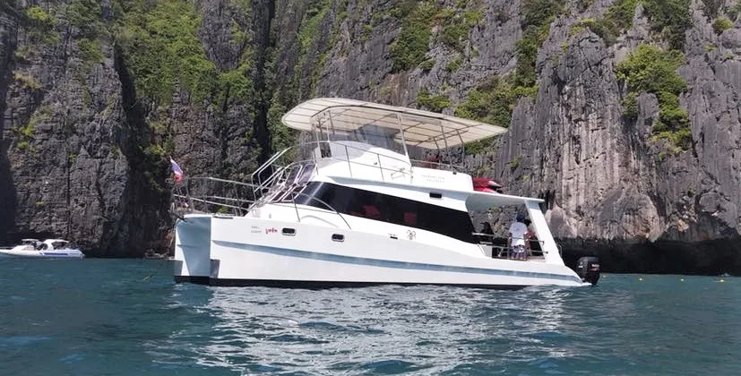Private catamaran snorkeling charter to Racha Yai phuket