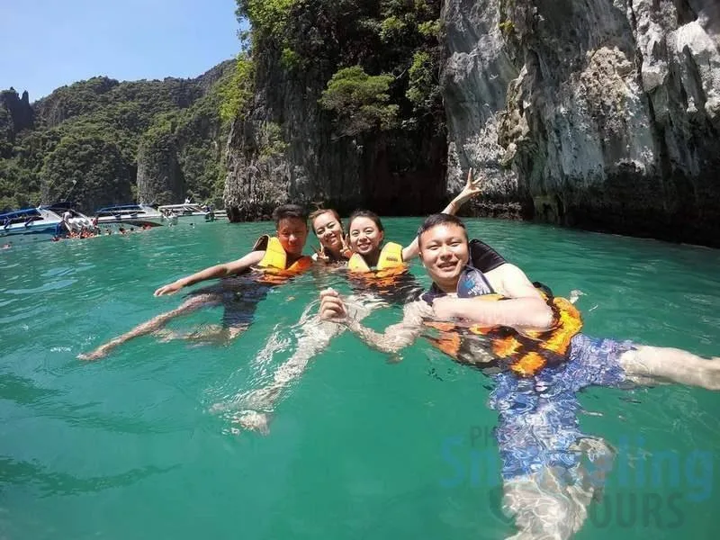 Phuket Snorkeling trip to Phi Phi island Maya, Phi Phi, and Bamboo Island with Buffet Lunch