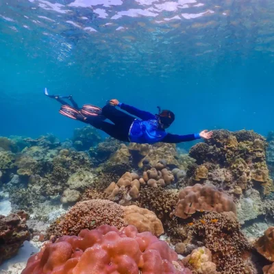 Surin Islands snorkeling in Thailand.