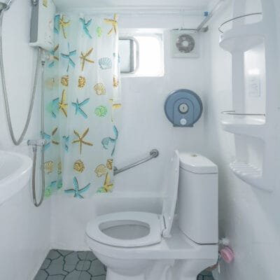 communal toilets on your similan island snorkeling liveaboard