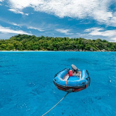 tender to take you to stunning similan islands reefs and beaches