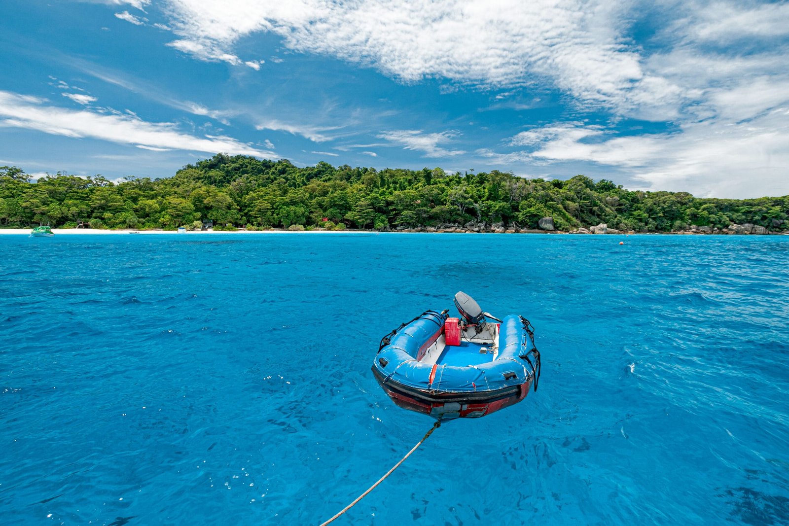 tender to take you to stunning similan islands reefs and beaches